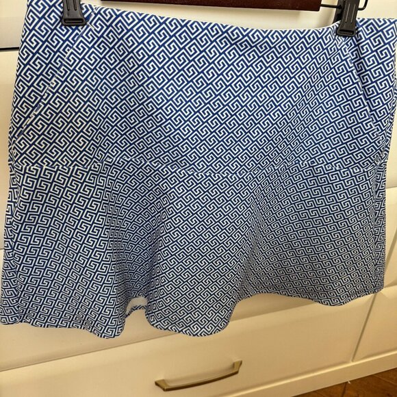 Polo Golf Ralph Lauren Flounce Skort Blue/White - M - Picture 1 of 4